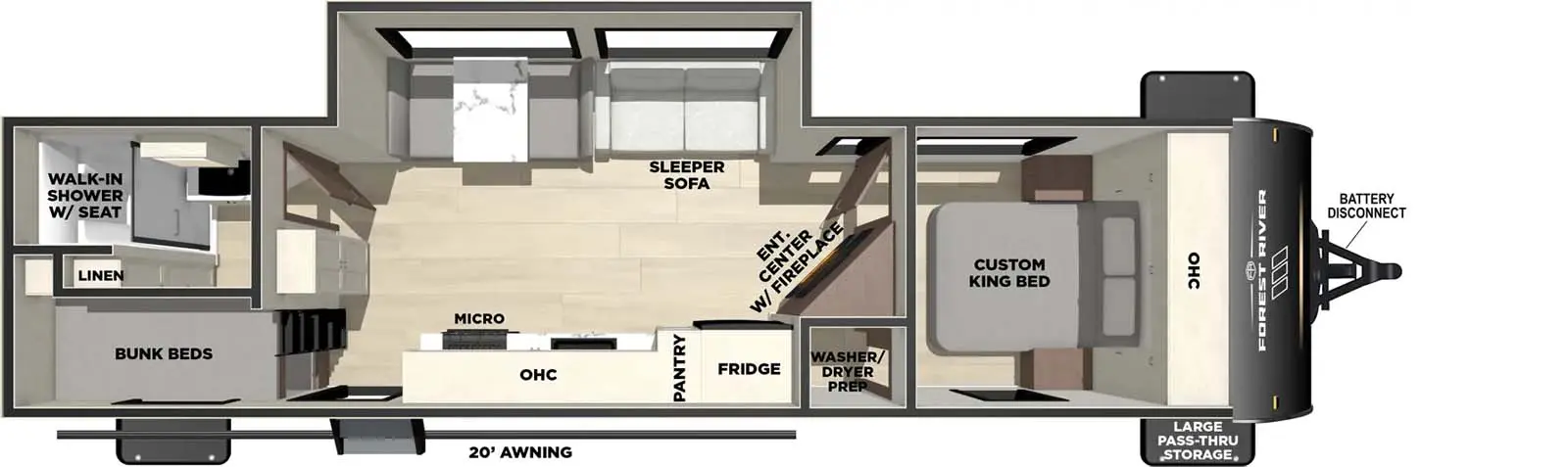2600BH Floorplan Image